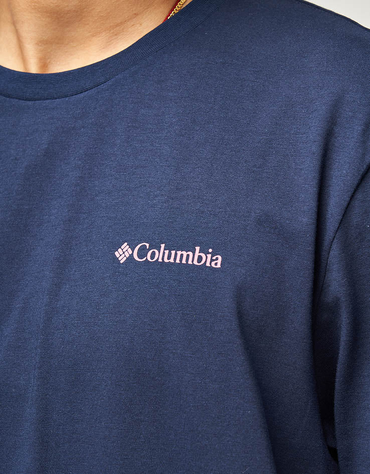 Columbia CSC™ Outdoor Back Graphic T-Shirt - Collegiate Navy/Sunscape