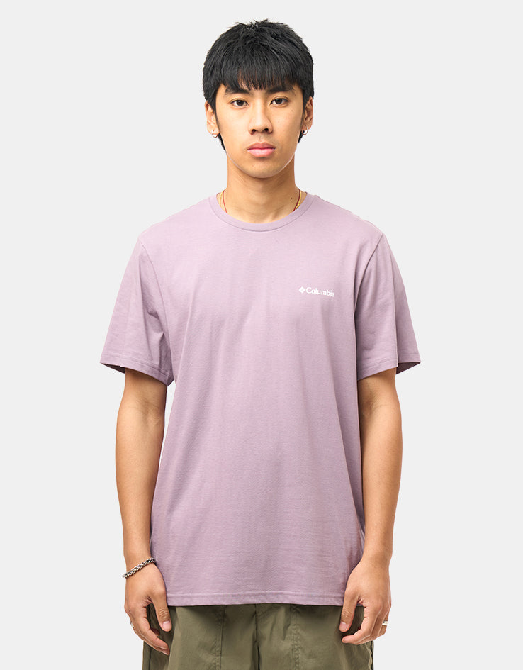 Columbia CSC™ Outdoor Back Graphic T-Shirt - Shale Purple/Scoped View