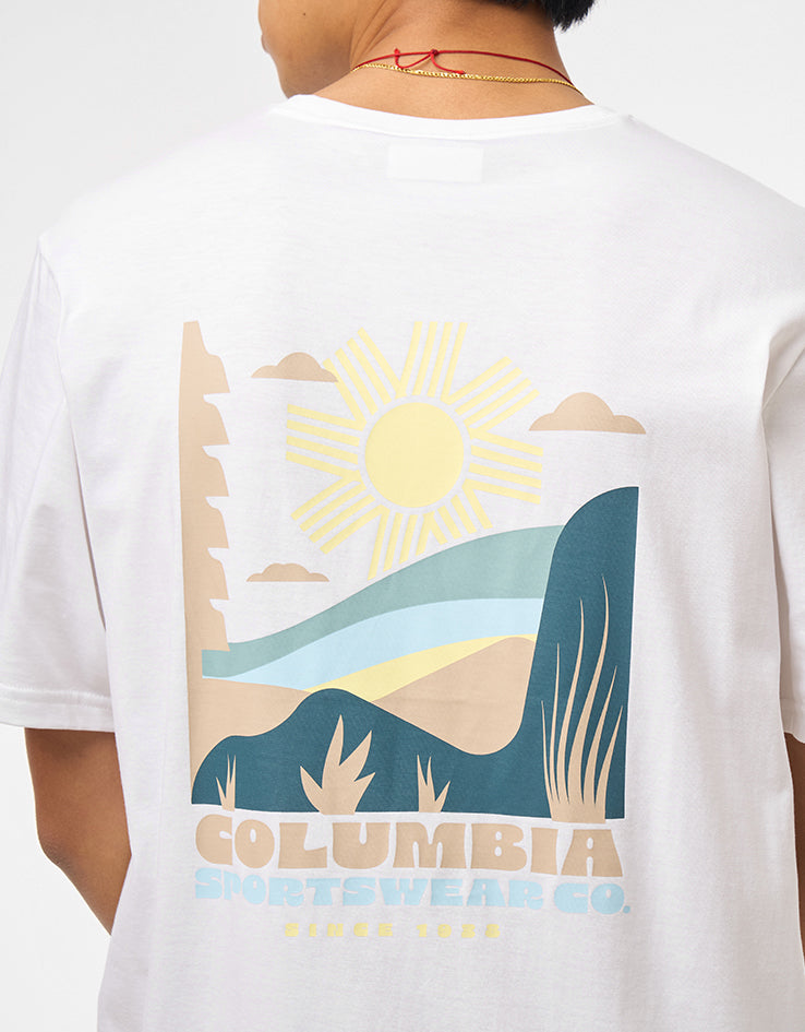 Columbia CSC™ Outdoor Back Graphic T-Shirt - White/Shining Landscape