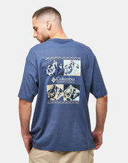 Columbia CSC™ Heavyweight Iconic T-Shirt - Dark Mountain/Repeated Peaks
