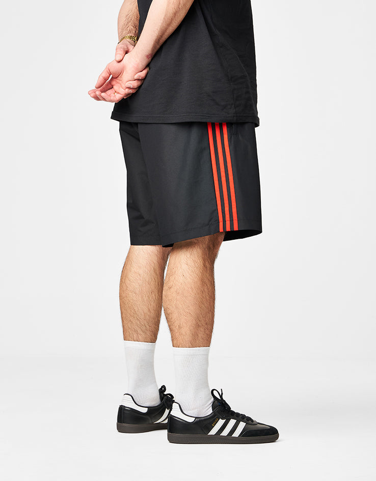adidas Skate Water Shorts - Black/White/Red