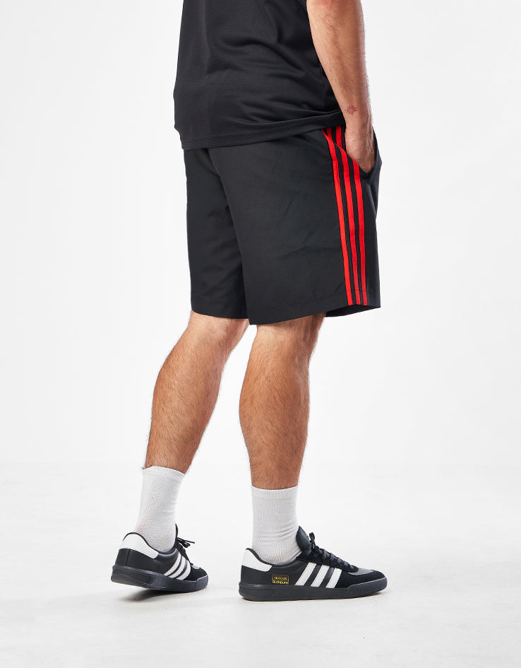 adidas Skate Water Shorts - Black/White/Red