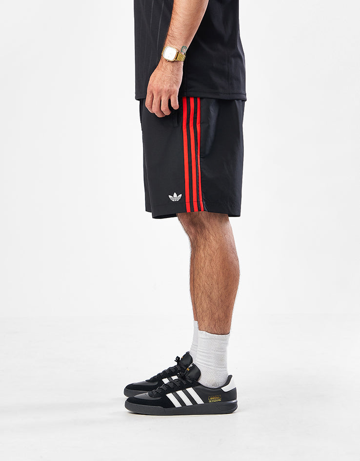 adidas Skate Water Shorts - Black/White/Red