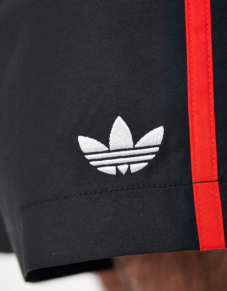 adidas Skate Water Shorts - Black/White/Red