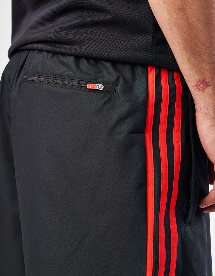 adidas Skate Water Shorts - Black/White/Red