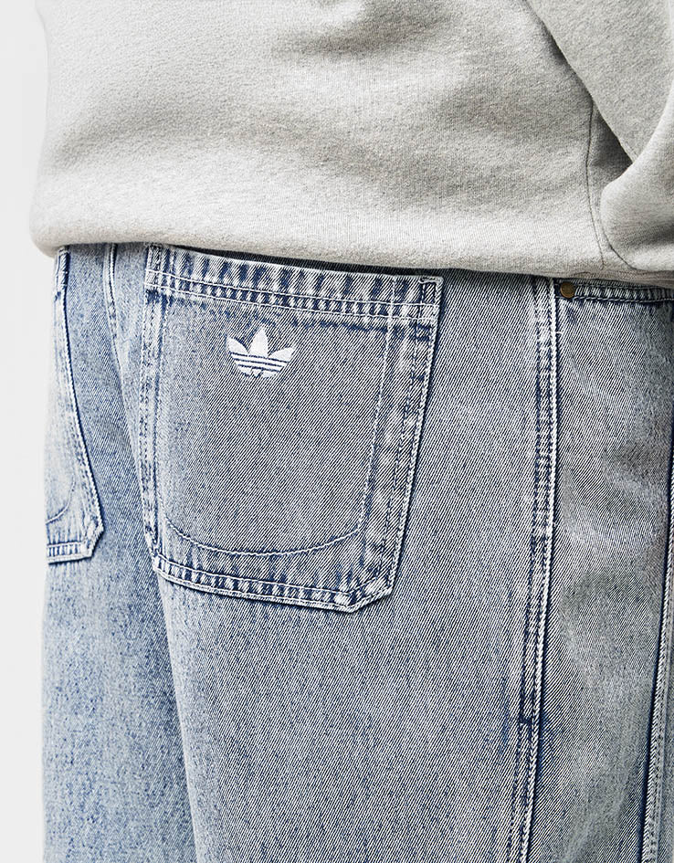 adidas x Kader Washed Denim Pant - Solid Grey – Route One