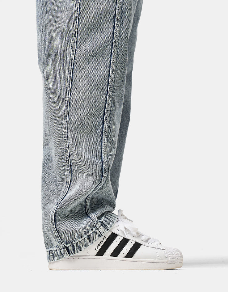 adidas gazelle silver green womens adidas x Kader Washed Denim Pant