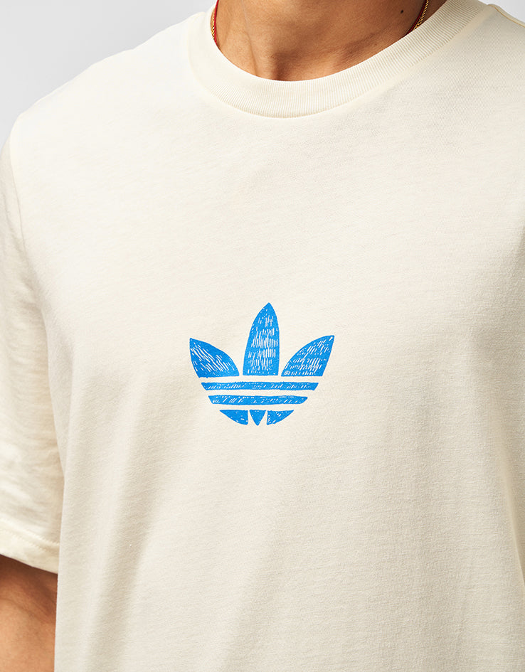 adidas x Kogancult Dragon T-Shirt - Cream White/Lucid Ray