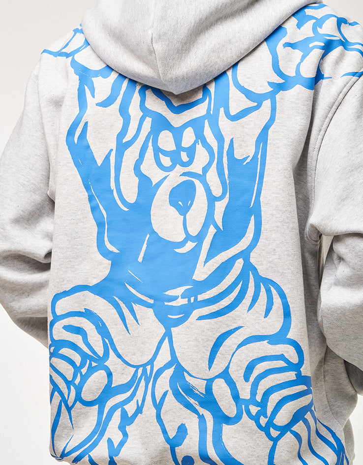 adidas x Kogancult Zip Hoodie - Heather Grey/Lucid Ray – Route One