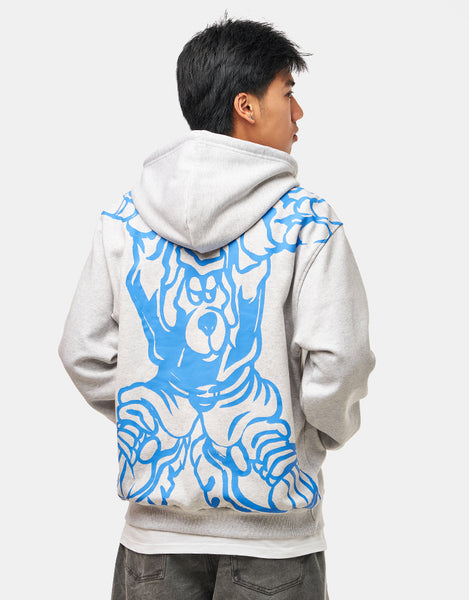 adidas x Kogancult Zip Hoodie - Heather Grey/Lucid Ray – Route One