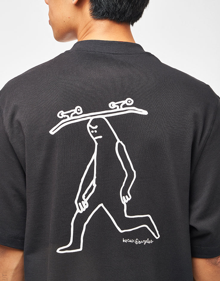 adidas x Gonz Spot T-Shirt - Black/Ice Purple