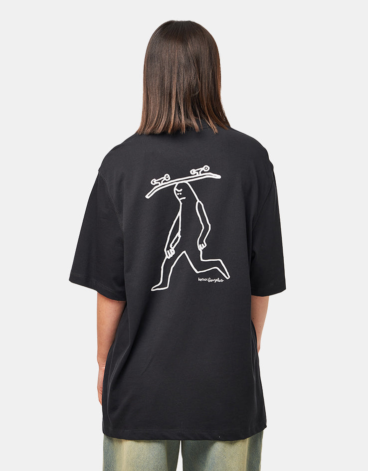 adidas x Gonz Spot T-Shirt - Black/Ice Purple