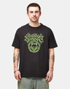 Spitfire Basic Pentagram Drip T-Shirt - Black/Green