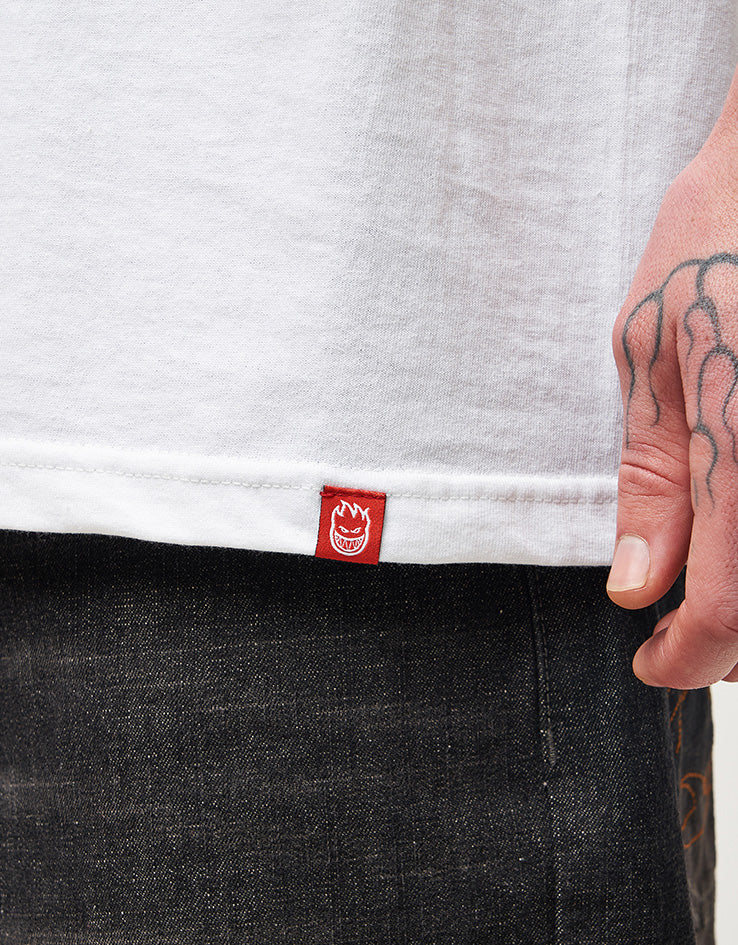 Spitfire Classic '87 Swirl Fill T-Shirt - White/Red/Black