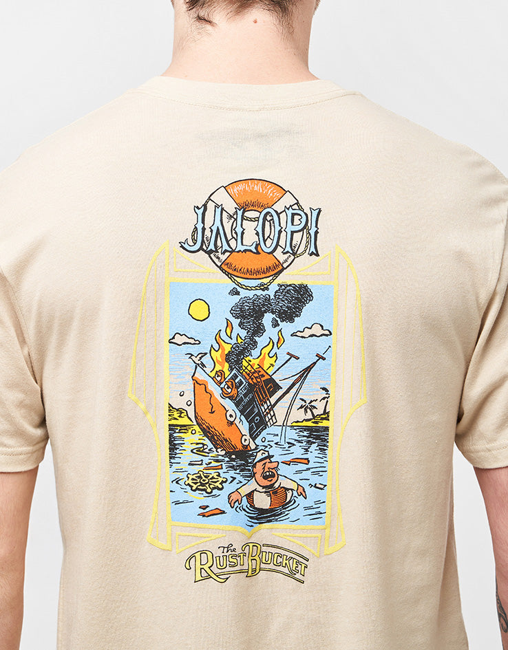 Anti Hero The Rustbucket T-Shirt - Heather Bone/Multi
