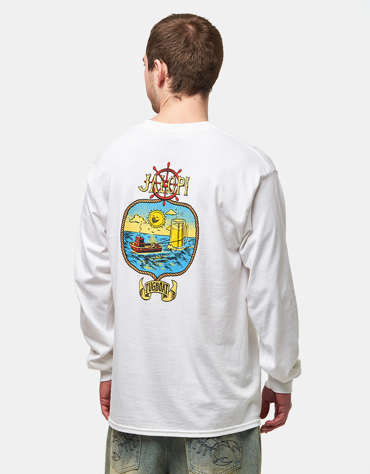 Anti Hero Jalopi Tugboat L/S T-Shirt - White/Multi