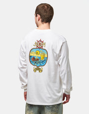 Anti Hero Jalopi Tugboat L/S T-Shirt - White/Multi