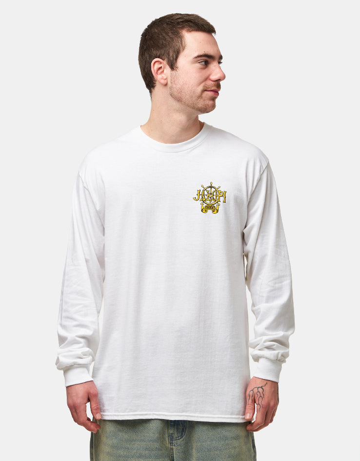 Anti Hero Jalopi Tugboat L/S T-Shirt - White/Multi