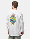 Anti Hero Jalopi Tugboat L/S T-Shirt - White/Multi