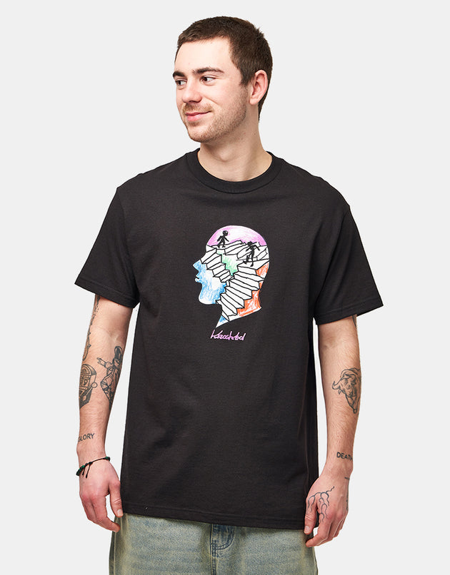 Krooked Stairs T-Shirt - Black/Multi