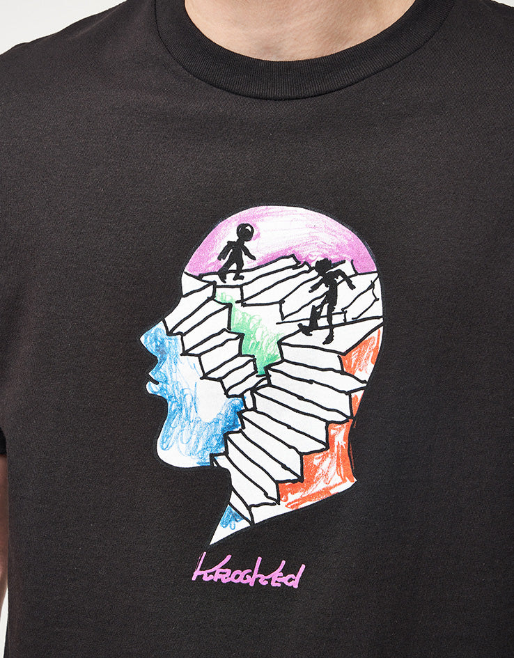 Krooked Stairs T-Shirt - Black/Multi