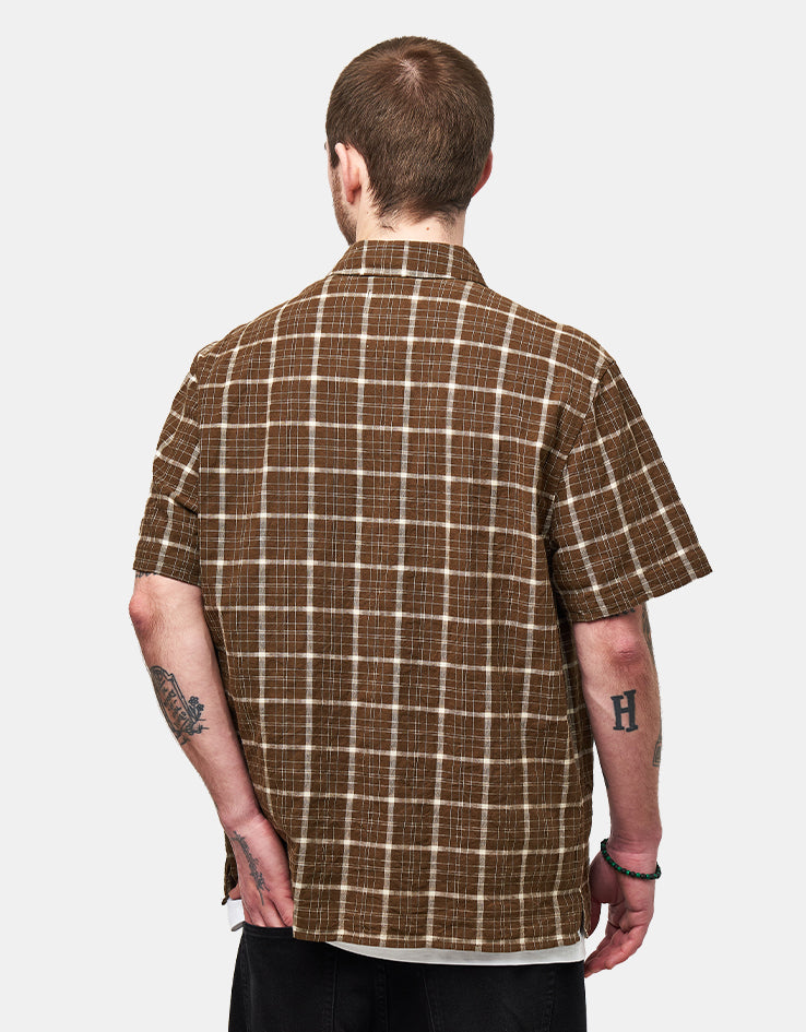 Santa Cruz Eli S/S Shirt - Brown Check