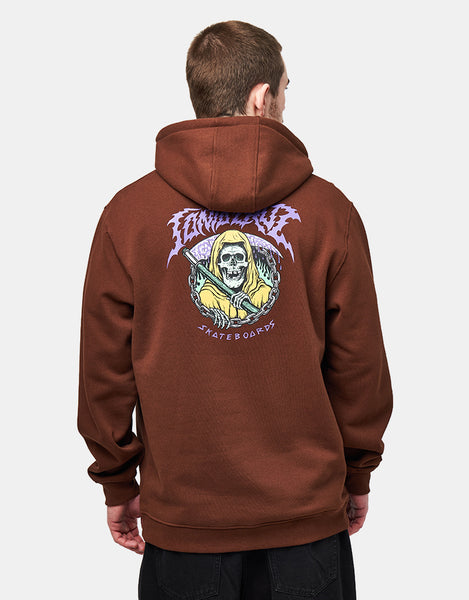Santa Cruz Out Of Time Pullover Hoodie - Coffee – Route One