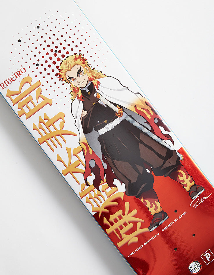 Primitive x Demon Slayer Ribeiro Kyojuro Skateboard Deck - 8.125"