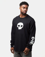 Zero Multi Skull L/S T-Shirt - Black