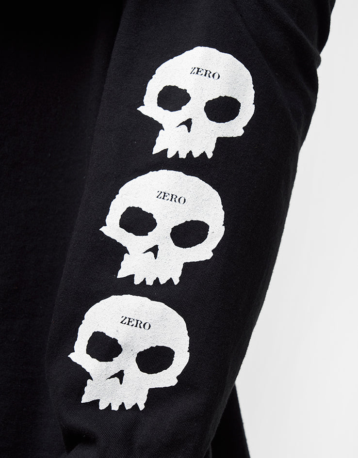 Zero Multi Skull L/S T-Shirt - Black