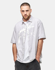 Former Vivian Boxy Stripe S/S Shirt - Grey