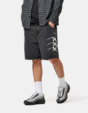 Former Dion Denim Short - Washed Black