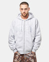 Obey Collegiate Zip Hoodie - Ash Grey