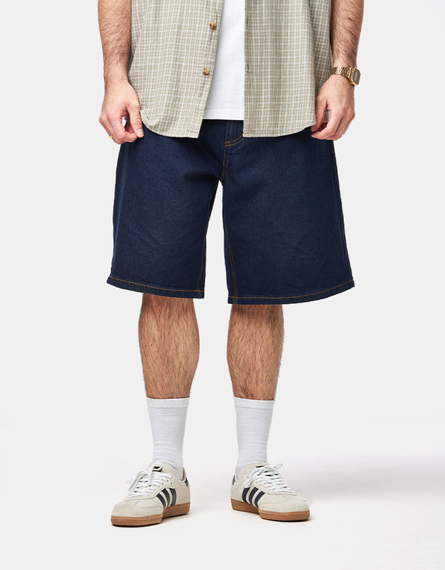 Obey Bigwig Baggy Denim Shorts - Rinse Indigo