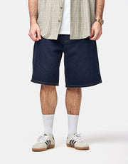 Obey Bigwig Baggy Denim Shorts - Rinse Indigo