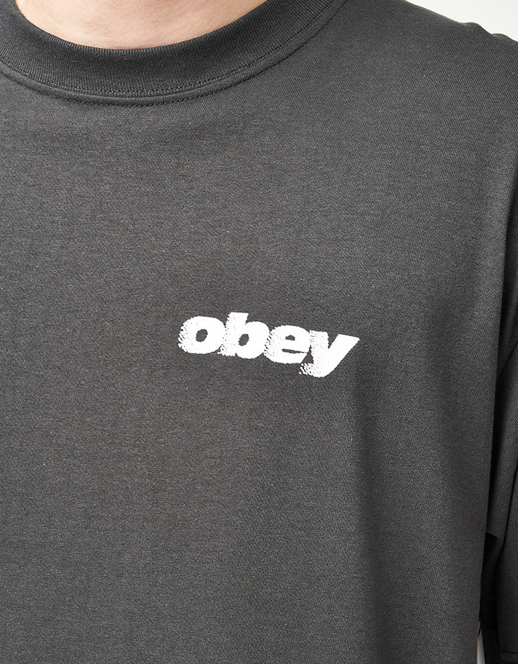Obey Future Unwritten T-Shirt - Vintage Black