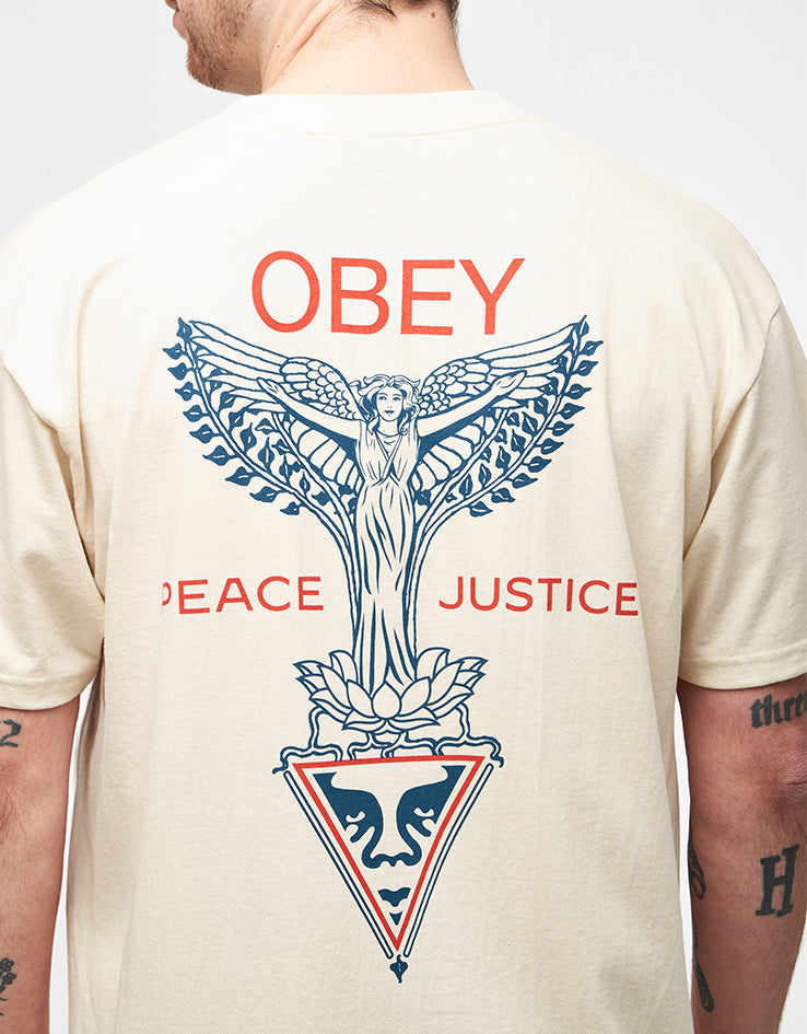 Obey Nouveau Angel T-Shirt - Cream