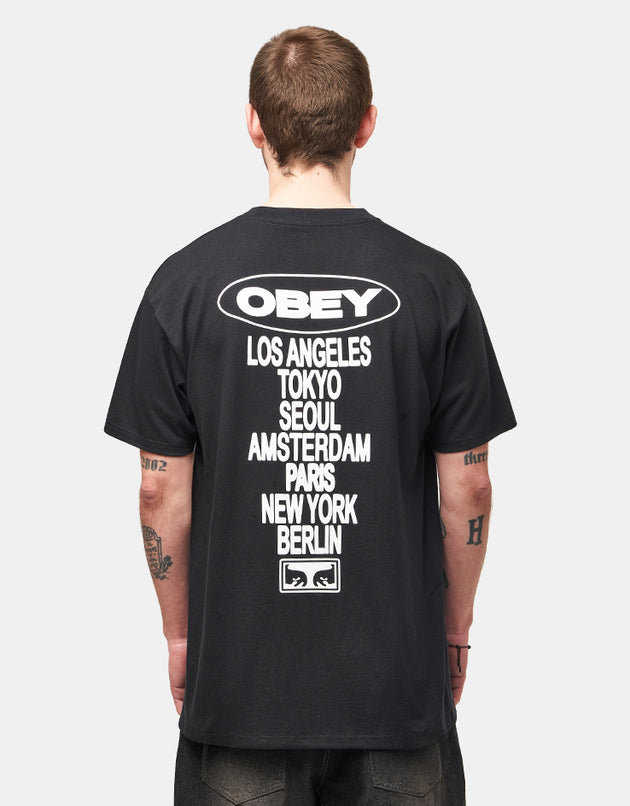 Obey Global Impact T-Shirt - Black