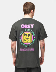 Obey Exports Heavyweight T-Shirt - Vintage Black
