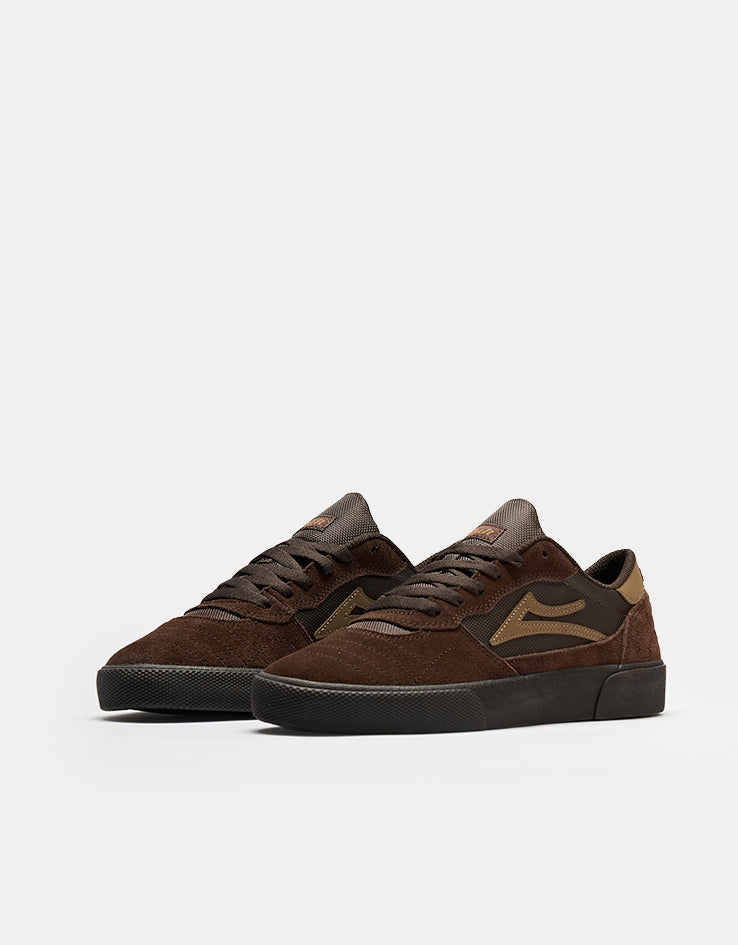 Lakai Cambridge Skate Shoes -  Chestnut/Monochrome Suede