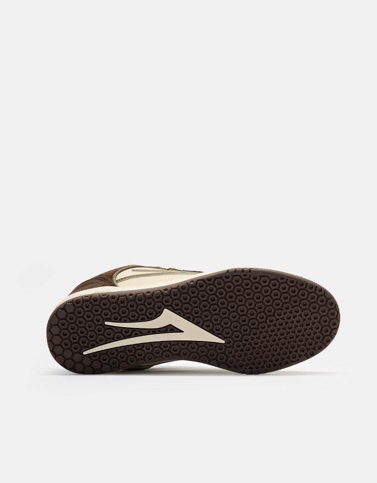 Lakai Telford Low Skate Shoes -  Chestnut Brown/Birch Suede