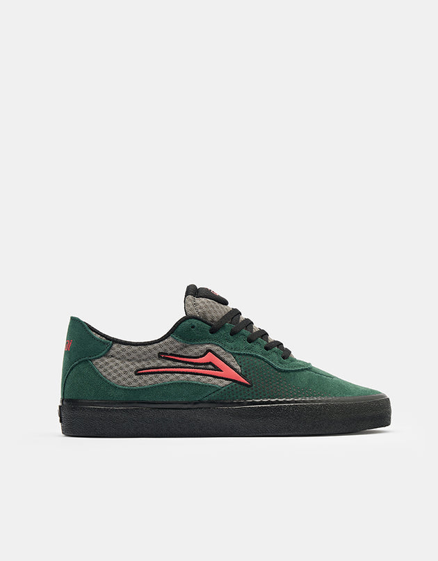 Lakai Essex Skate Shoes -  Spruce/Black/Coral