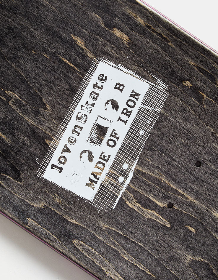 Lovenskate ‘MADE OF IRON’ Skateboard Deck - 8.25"
