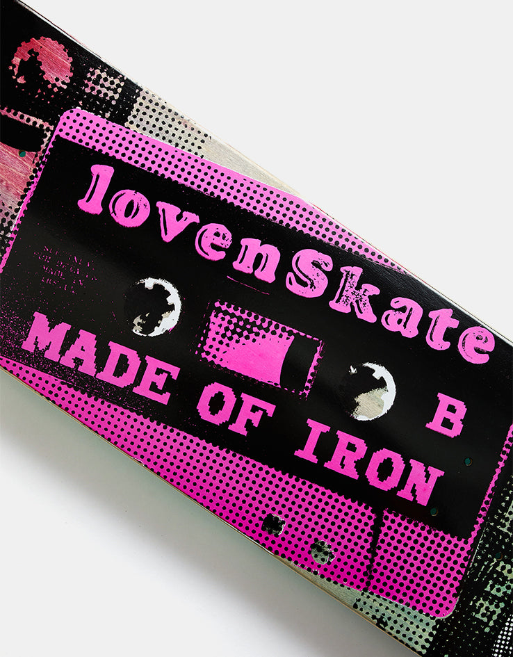 Lovenskate ‘MADE OF IRON’ Skateboard Deck - 8.5"