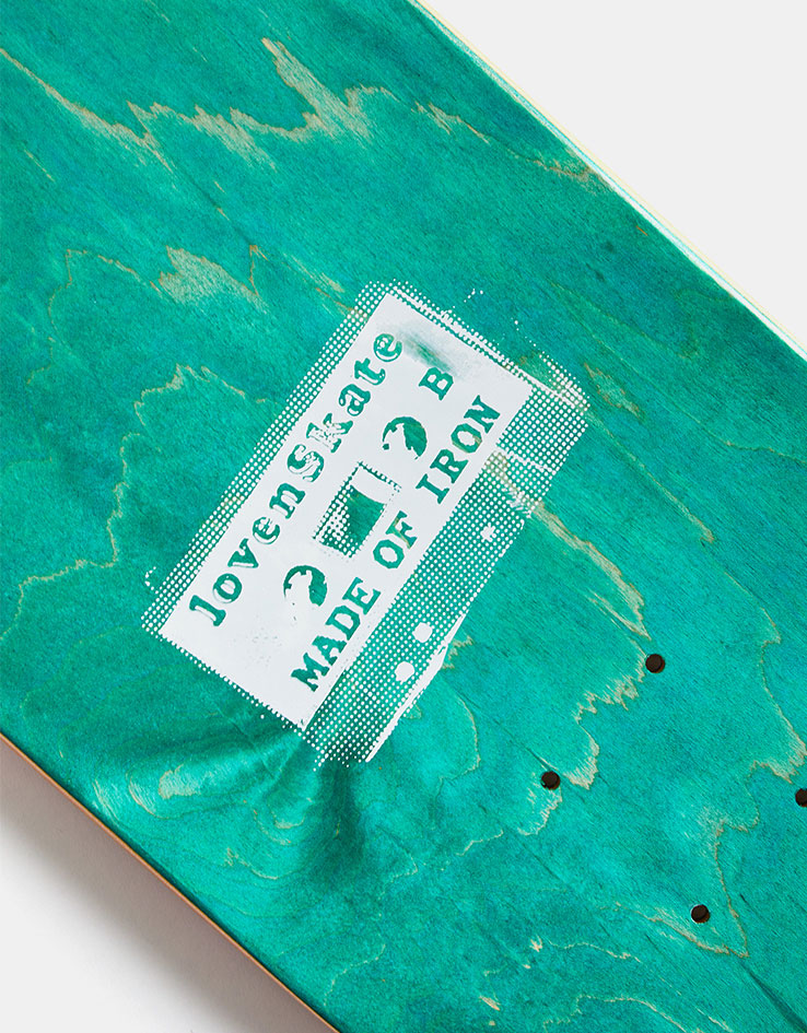 Lovenskate ‘MADE OF IRON’ Skateboard Deck - 8.5"