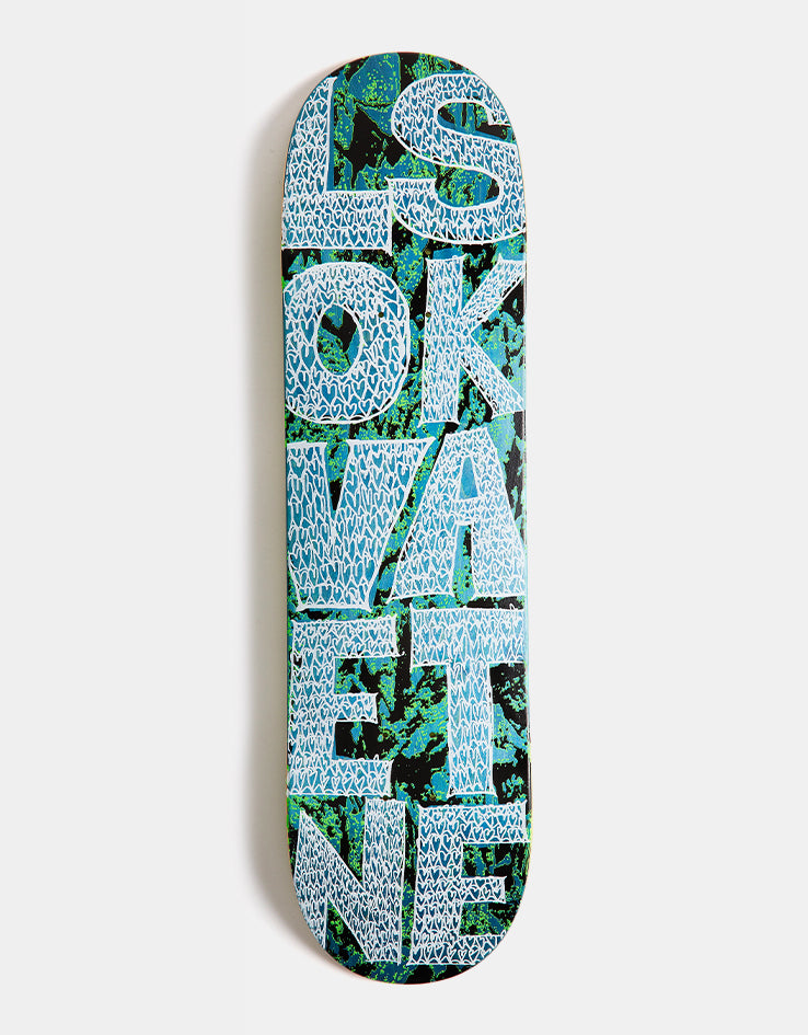 Lovenskate ‘SCRIBBLE HEART’ Skateboard Deck - 8.5"