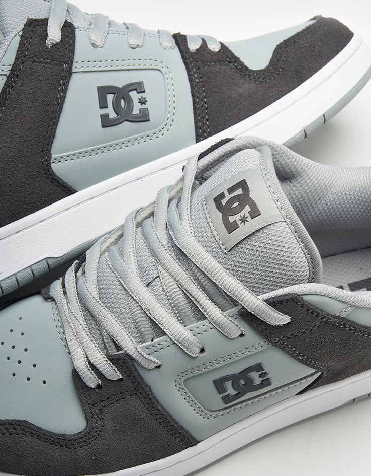 DC Manteca 4 Skate Shoes - Grey/Grey/White