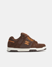 DC Stag Skate Shoes - Brown/Brown/Brown