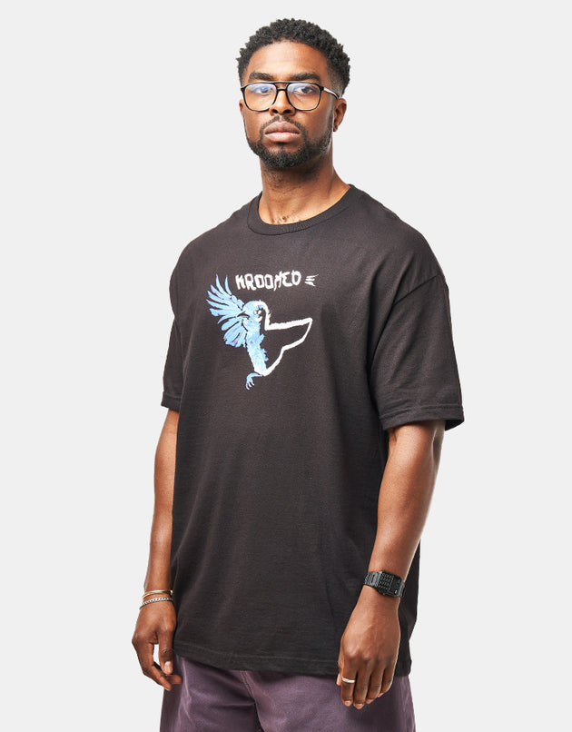 Krooked Blue Bird T-Shirt - Black