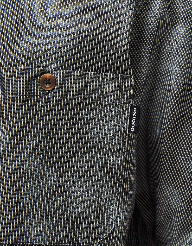 GX1000 S/S Button Down - Over Dyed/Bleach Spots